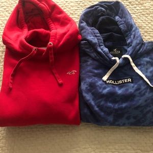 2 Mens medium Hollister sweatshirts